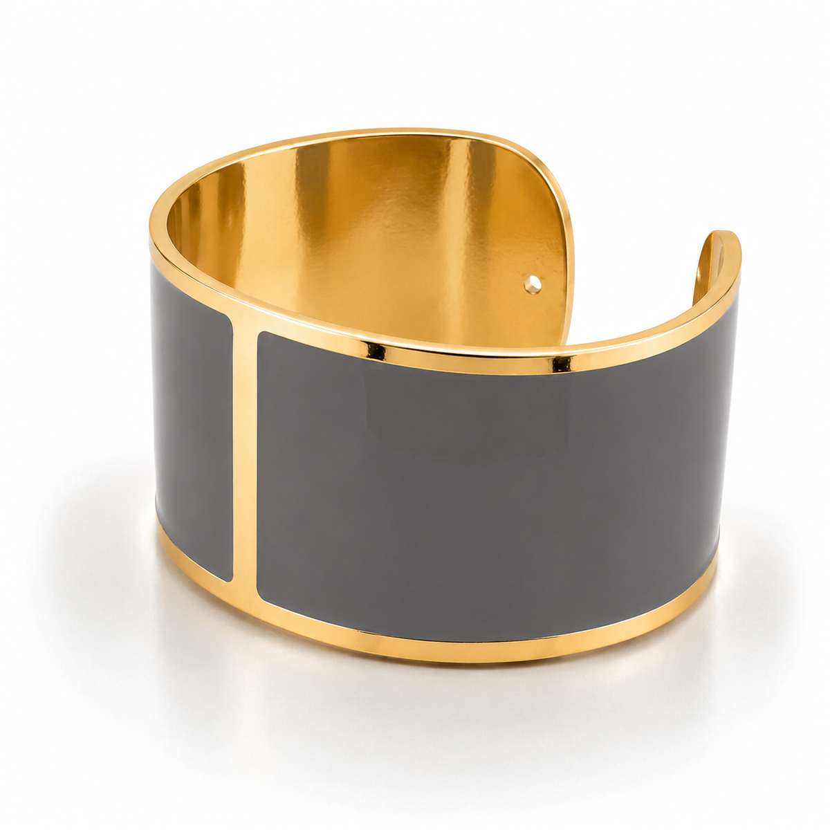 Pulsera Esmalte L mm 30 'Gris Piedra'
