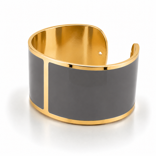Pulsera Esmalte L mm 30 'Gris Piedra'