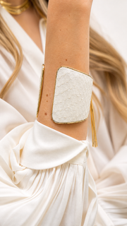 Bracciale Python Latte