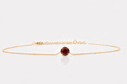 La Pietra dell’Anima di Gennaio  Choker Granato 2,24 ct Diametro 8 mm