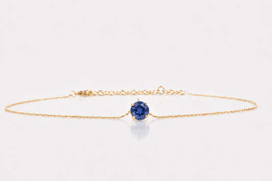 December Soulstone Choker Iolite or Water Sapphire 1.94 ct Diameter 8 mm