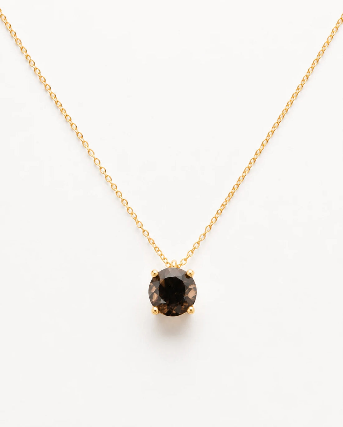 La Pietra dell’Anima di Giugno  Choker Quarzo fume’ , ct 1.77 Diametro 8 mm