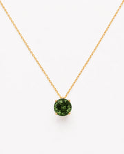 La Pietra dell’Anima di Maggio  Choker Tormalina Verde smeraldo ct 1.57 Diametro 8 mm