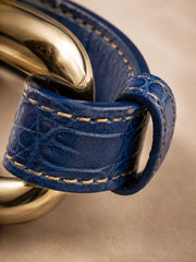 Alligator Bracelet 'Prussian Blue'
