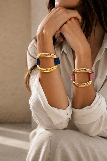 'Cyclamen' Alligator Bracelet