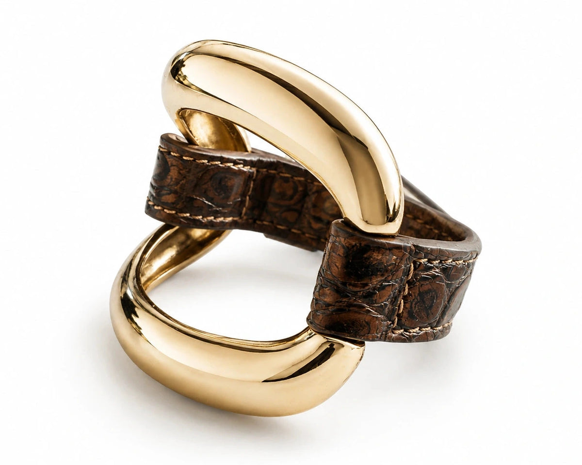 Alligator 'Bronze' Bracelet