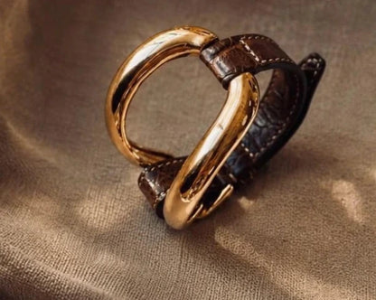 Pulsera de aligátor «Chocolate»