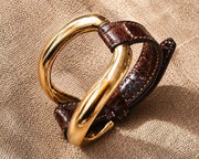 Pulsera de aligátor «Chocolate»