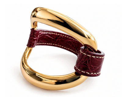 Bracciale Alligator Borgogna