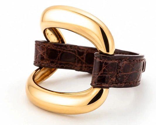 Bracciale Alligator 'Cioccolato'