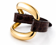 Pulsera de aligátor «Chocolate»