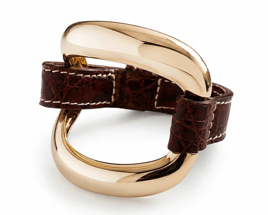 Bracciale Alligator  'Cuoio'