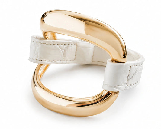Bracciale Alligator 'Latte'