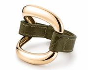 'Military Green' Alligator Strap