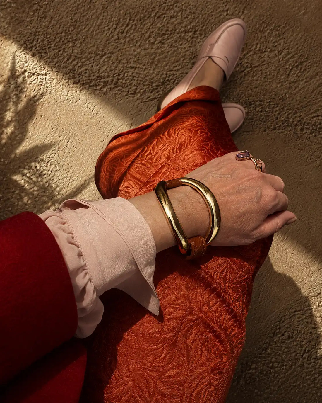 Bracciale Alligator 'Rosso Lacca'