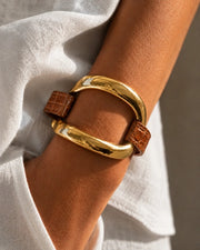 Pulsera de aligátor «Chocolate»