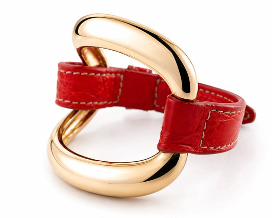 Pulsera de aligátor 'Naranja'