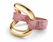 'Cyclamen' Alligator Bracelet