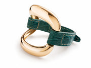 Alligator Bracelet 'Petrolio'