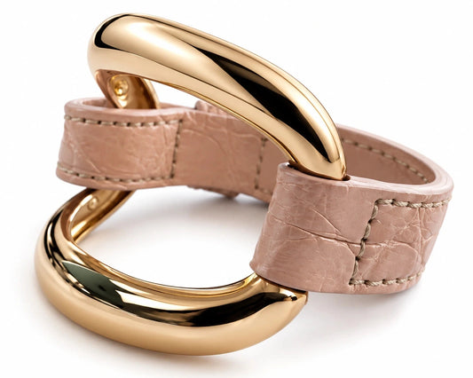 Brazalete de aligátor «Cipria»