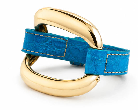 Bracciale Alligator 'Sky Blue'