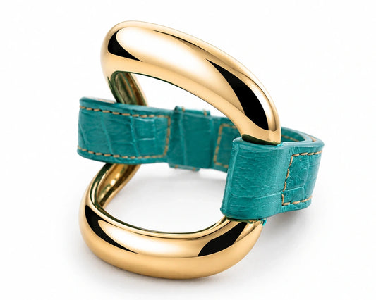 Bracciale Alligator 'Turchese'