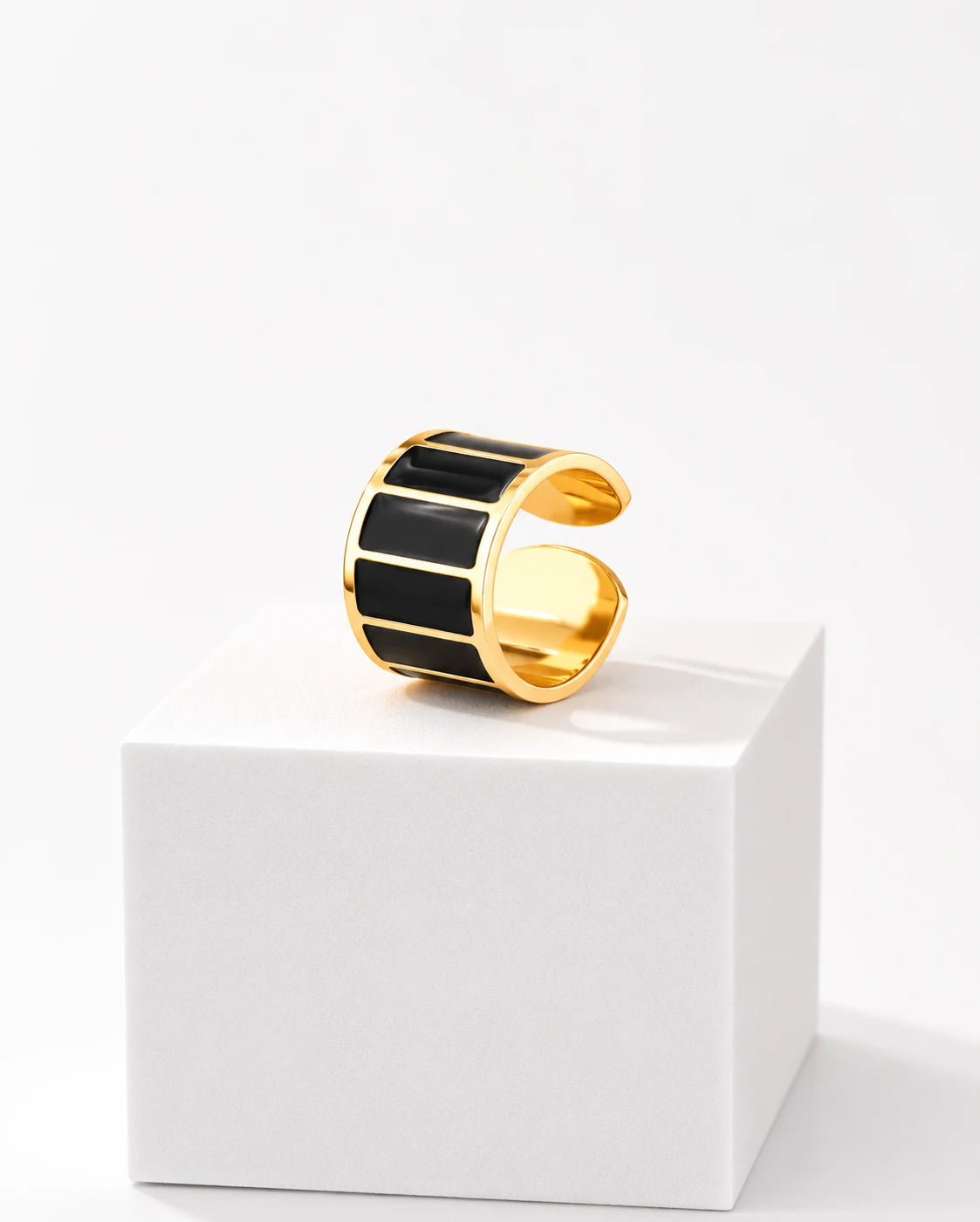 Anello Black & White h1.5 cm  Barre