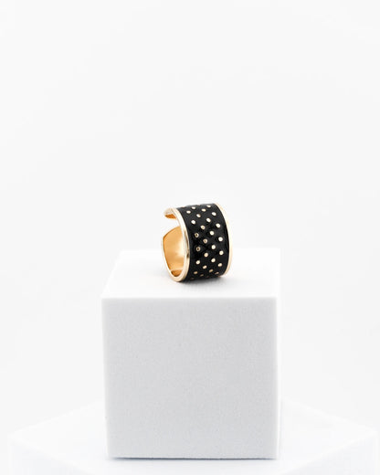 Black &amp; White Ring h1.5 cm n.6