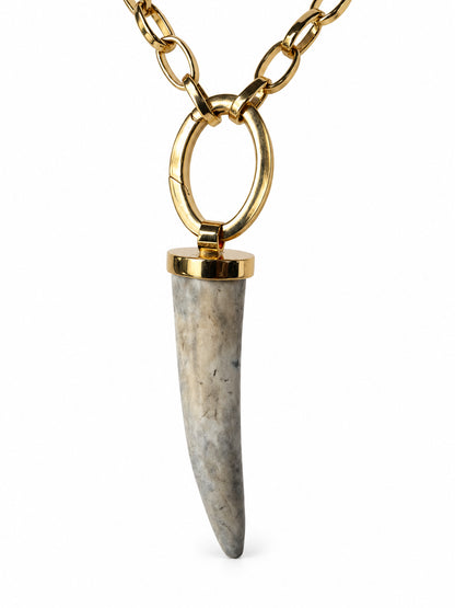 Deer antler with chain no. 5