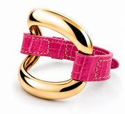 Alligator bracelet 'Pink Valentino'