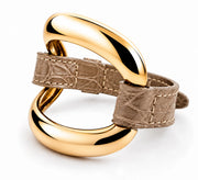 Pulsera de caimán "Tierra"