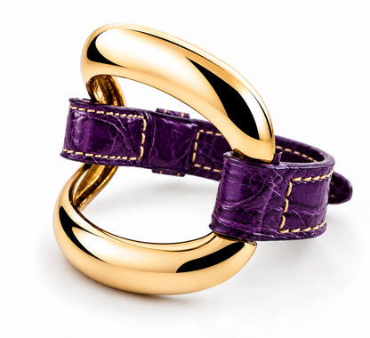 Violet Alligator Strap