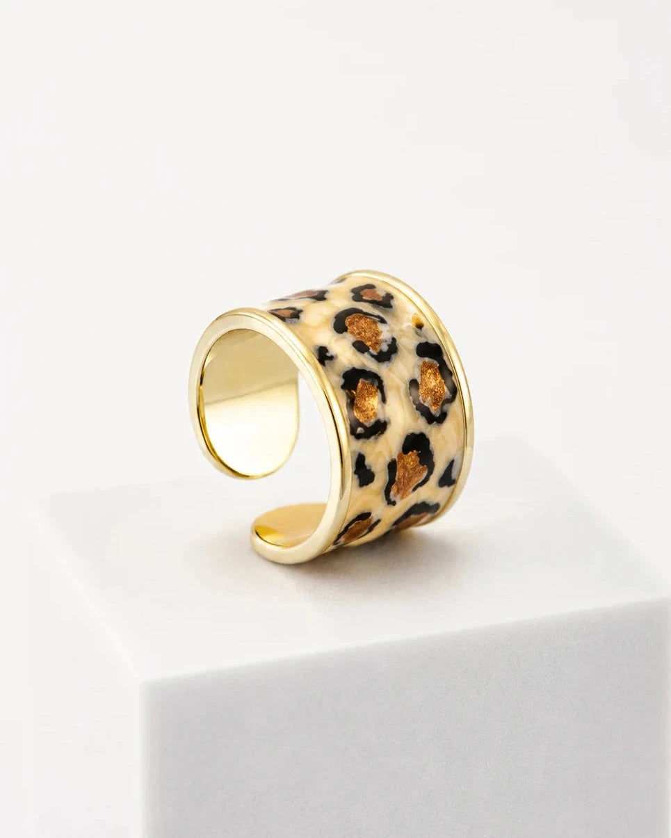 Anello Animalier 'Leopardo'