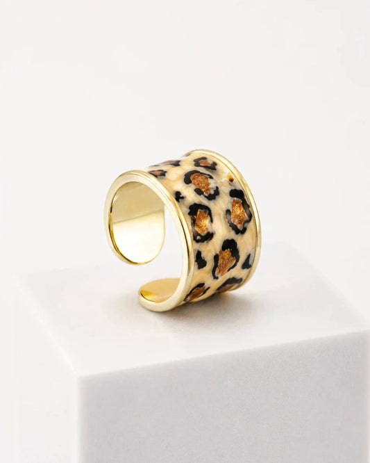 Anello Animalier 'Leopardo'