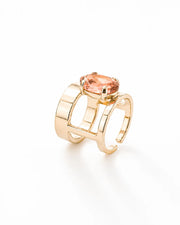 Anello  Cristallo 'Unico' Champagne