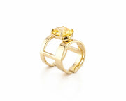 Anello  Cristallo 'Unico' Citrino