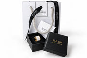 Anello bianco Barre altezza 1,5 cm