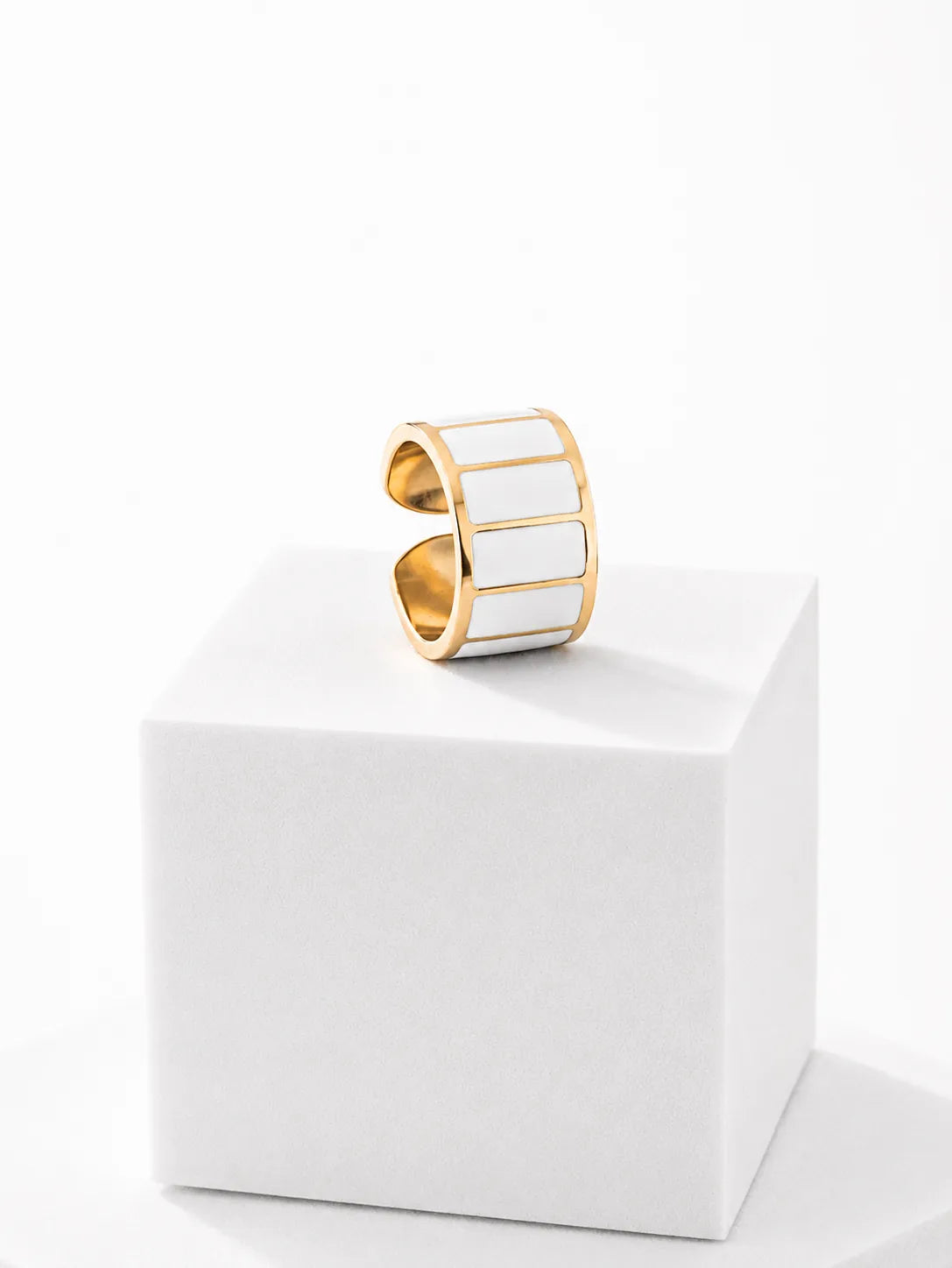 Anello Black & White h 1.5 cm Barre