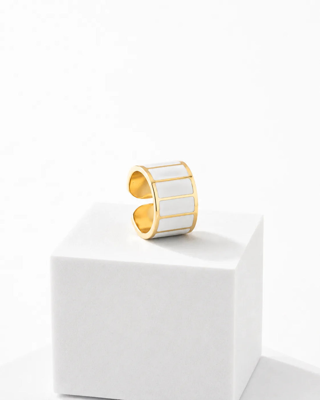 Anello Black & White h 1.5 cm Barre
