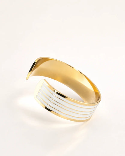 Bracciale Black & White  h 1.5 cm  Righe