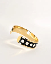 Pulsera Black & White, 1,5 cm de alto, n.º 17