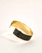 Pulsera Black & White, 1.5 cm de alto, n.º 19