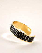 Bracciale Black & White  h 1.5 cm  Righe