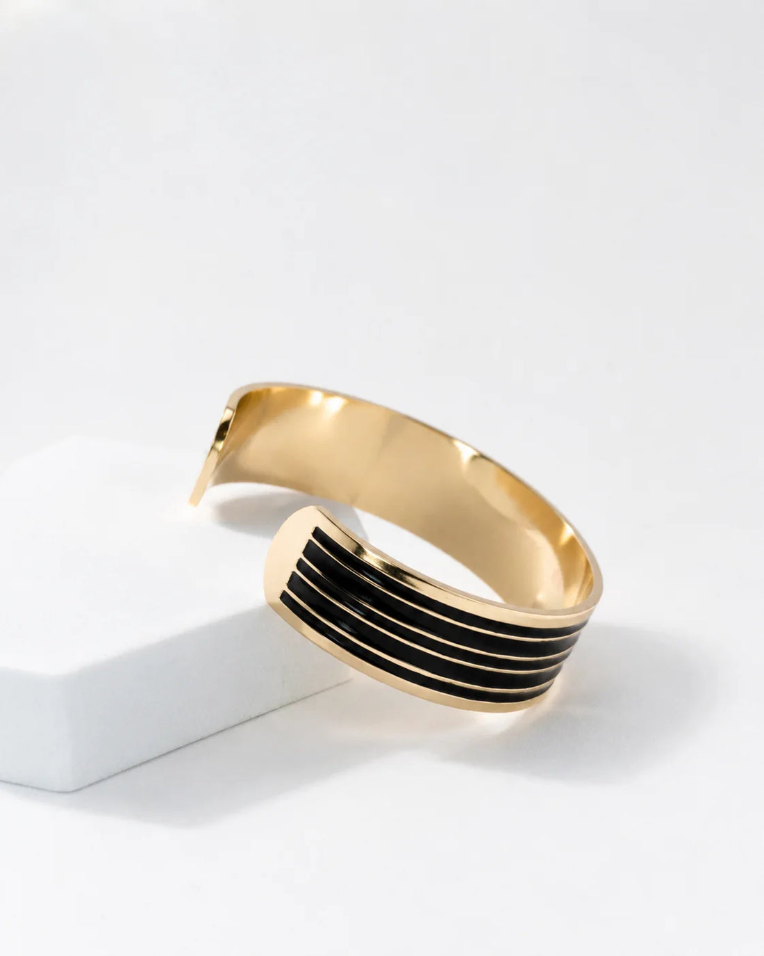 Bracciale Black & White  h 1.5 cm  Righe