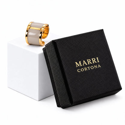 Anello smalto Terra