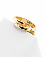 Anello  'Voila' bagno oro giallo