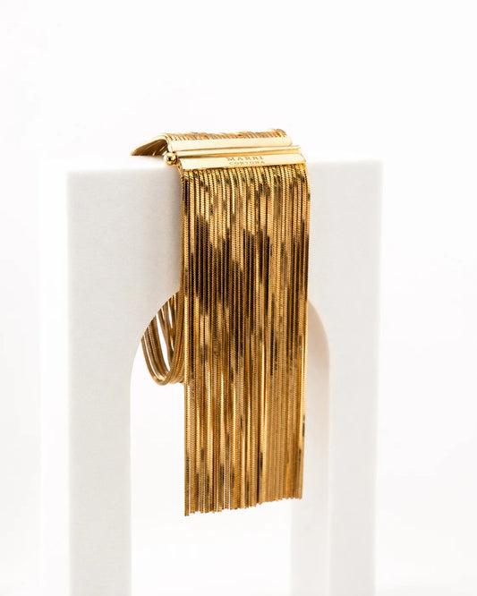 Pulsera 'Voila' chapado en oro amarillo talla S