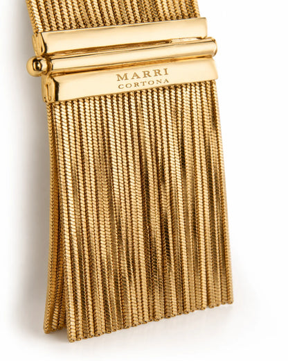 Pulsera 'Voila' chapado en oro amarillo talla S