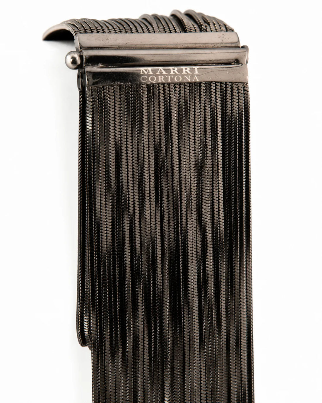 Bracciale 'Voila’'bagno oro nero  . Vestibilita'  polso fino a 17 cm  S