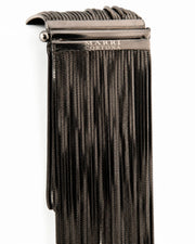 Bracciale 'Voila’' bagno oro nero . Vestibilita'  polso fino a 19 cm  M